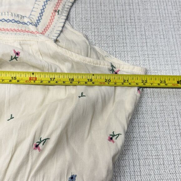 Old Navy Dainty Floral Cute Peasant Tiered Sleeveless Pockets Maxi Dress X-Large - Picture 7 of 10